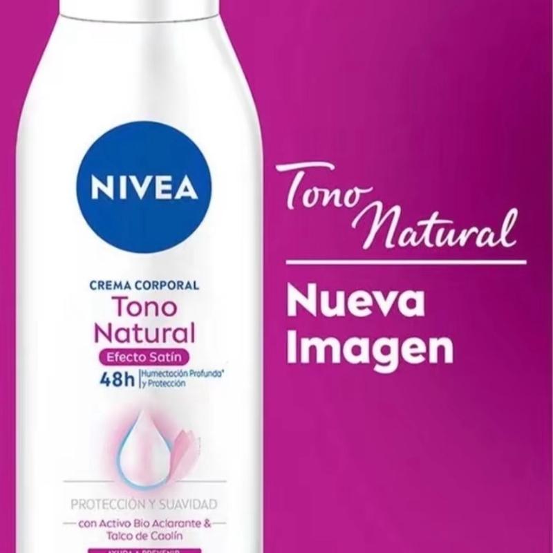 NIVEA Efecto Satin Body Lotion - 48hrs of Hydration and Protection to Your Skin - Cosmetic