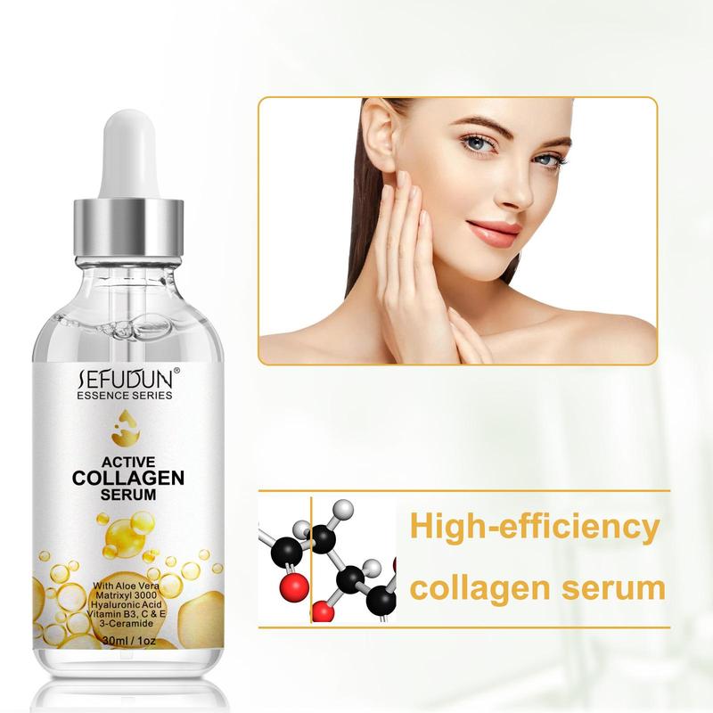 Collagen Facial Essence, 2 Counts Moisturizing Skin Care Serum for Firming Skin, Hydrating Skin Care Product for Women & Girls