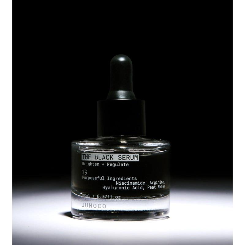 JUNOCO Black Serum 23ml - with HA, Niacinamide and Peat Water