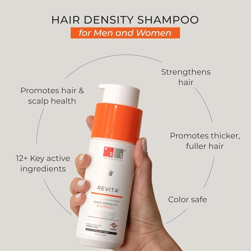 DS Laboratories Revita Shampoo - Hair Growth Shampoo, Hair Growth Products Hair Loss Shampoo, DHT Blocker Hair Thickening Shampoo, Biotin Shampoo for Hair Growth Hair Regrowth Treatment for Women Men