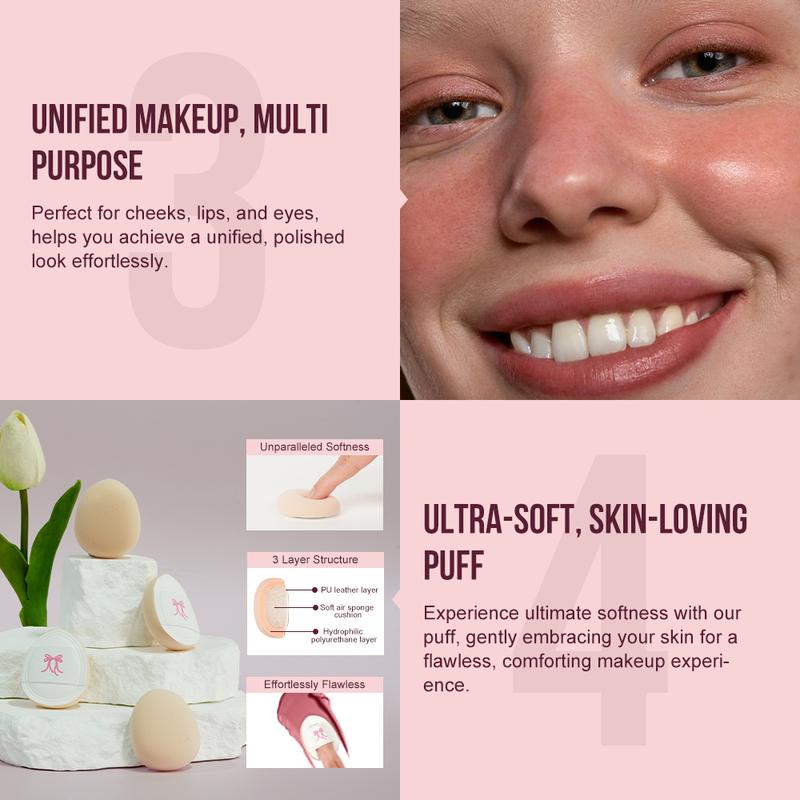 Unidollss Blush Stick Long Lasting Waterproof, Multiuse Blusher for Cheek&Lip&Eye, Pocket Blush Rosy(02 INFATUATION)