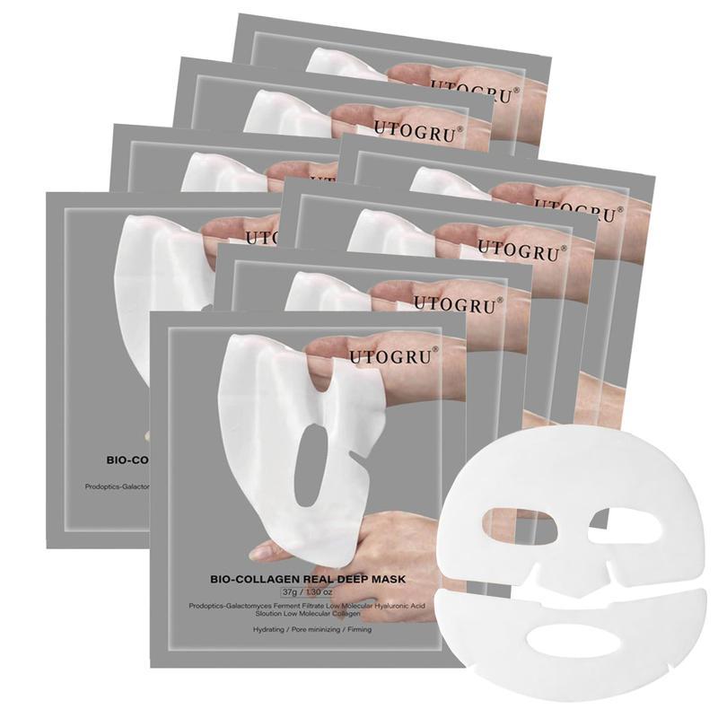 12PCS UTOGRU - Deep Collagen Power Boosting Mask I The Original Overnight Collagen Mask