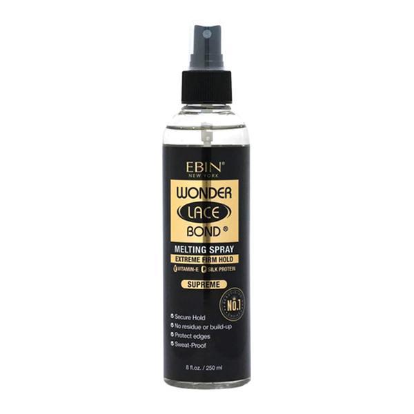 Ebin New York Wonder Lace Bond Melting Spray Extreme Firm Hold 8oz  250ml