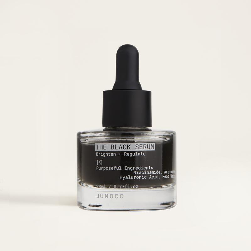 JUNOCO Black Serum 23ml - with HA, Niacinamide and Peat Water