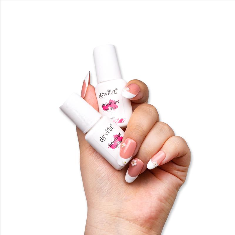 Lovful Brush On Nail Glue Nail Polish Manicure Nail Adhesive Nail Art For Press On Nails