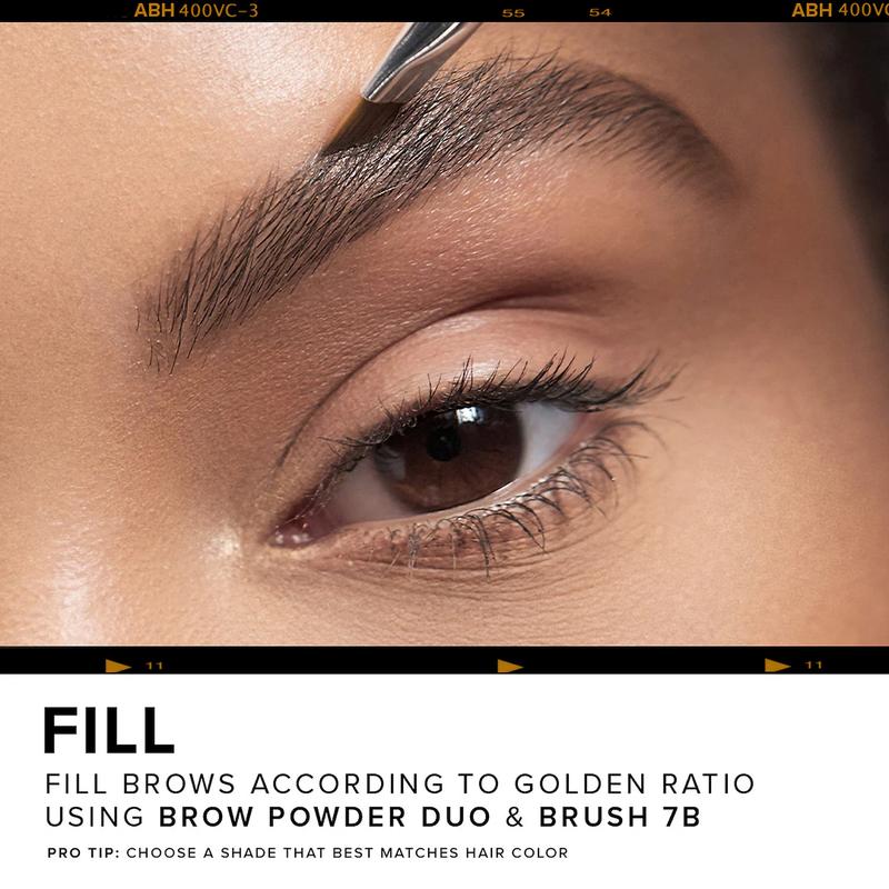 Anastasia Beverly Hills 7B Dual-Ended Angled Brow Powder Brush with Custom Spoolie