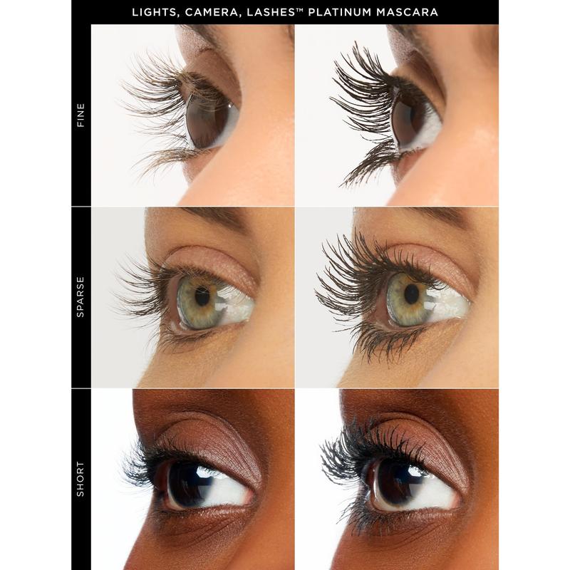 lights, camera, lashes™ platinum mascara