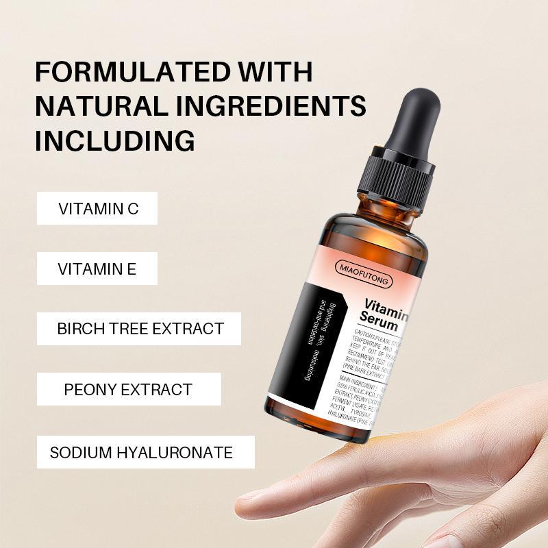 Vitamin C Facial Serum, 3 Counts Moisturizing Skin Care Serum, Hydrating Nourishing Skin Care Product for Women & Men