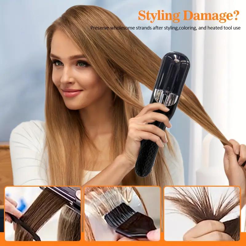 Split End Hair Trimmer Hair Split End Trimmer Remover Damaged Hair Repair Hair Care Treatment Rechargeable Cordless Hair Cutting, Best Gift for Mother's Day Comfort