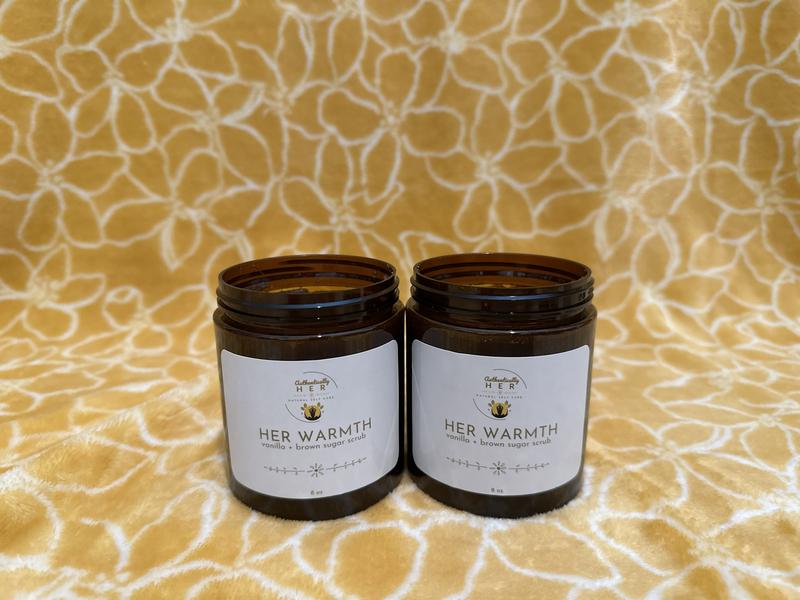 Sugar Scrub - Just Vanilla and Her Warmth Exfoliating Scrub for Soft and Smooth Body and Skin Hydration Self-Care Essentials Glow