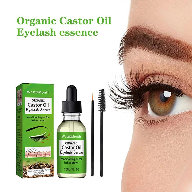 Organic Eyelash Oil, Natural Eyelash Strengthen Serum, Eyelash Serum