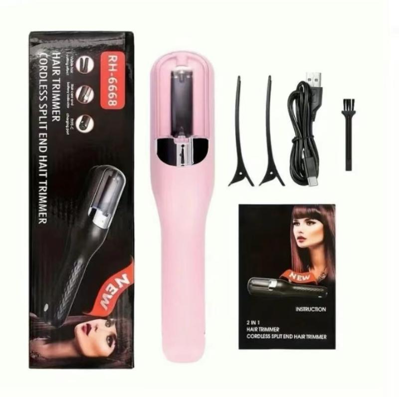 Split End Hair Trimmer Hair Split End Trimmer Remover Damaged Hair Repair Hair Care Treatment Rechargeable Cordless Hair Cutting, Best Gift for Mother's Day Comfort