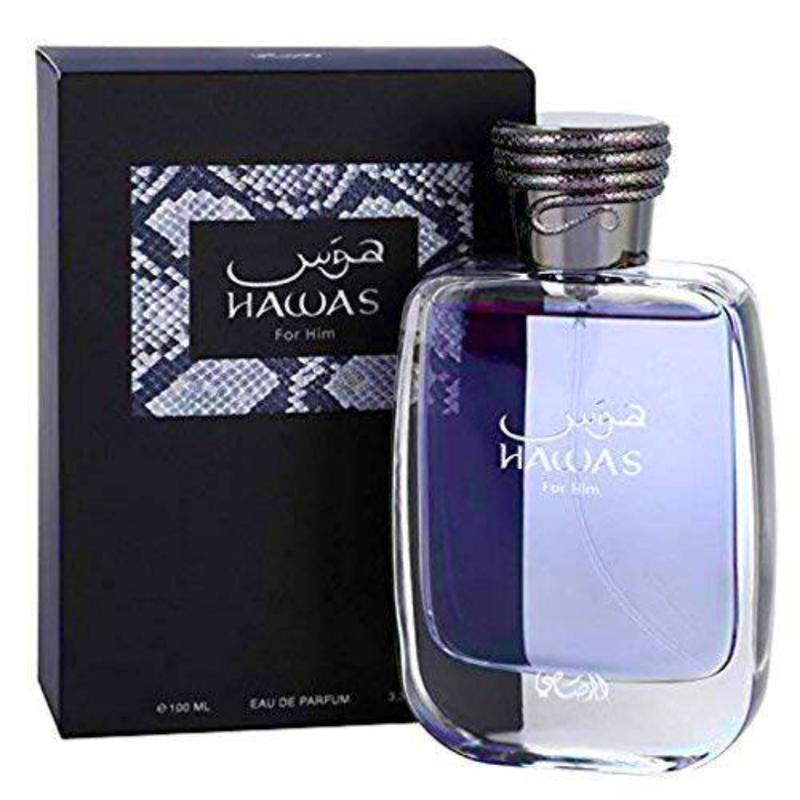 Rasasi Hawas EDP 100ml + Armaf Club de Nuit Intense EDT 105ml + Afnan 9PM EDP 100ml- For MEN - Fragrance Collection Starter Pack Value Bundle GIft