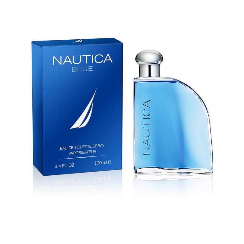 Nautica Blue 3.4oz   100ml EDT Cologne for Men nautica blue Fruity Woody