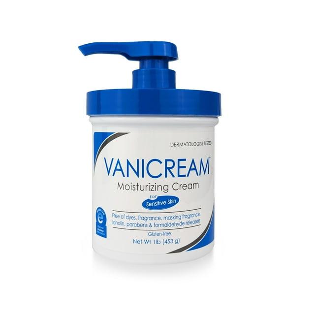 Vanicream Moisturizing Cream with Pump, Fragrance Free Moisturizer