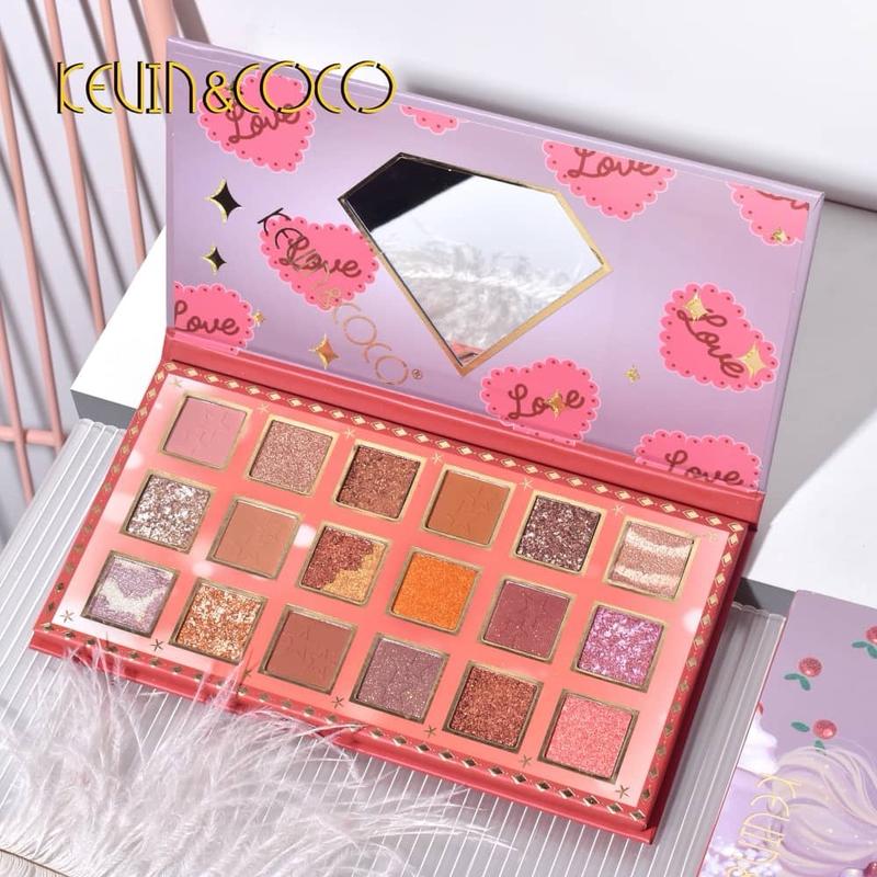 Kevin & Coco 4 Eyeshadow Palettes Collection - Makeup Cosmetic eyeshadow makeup