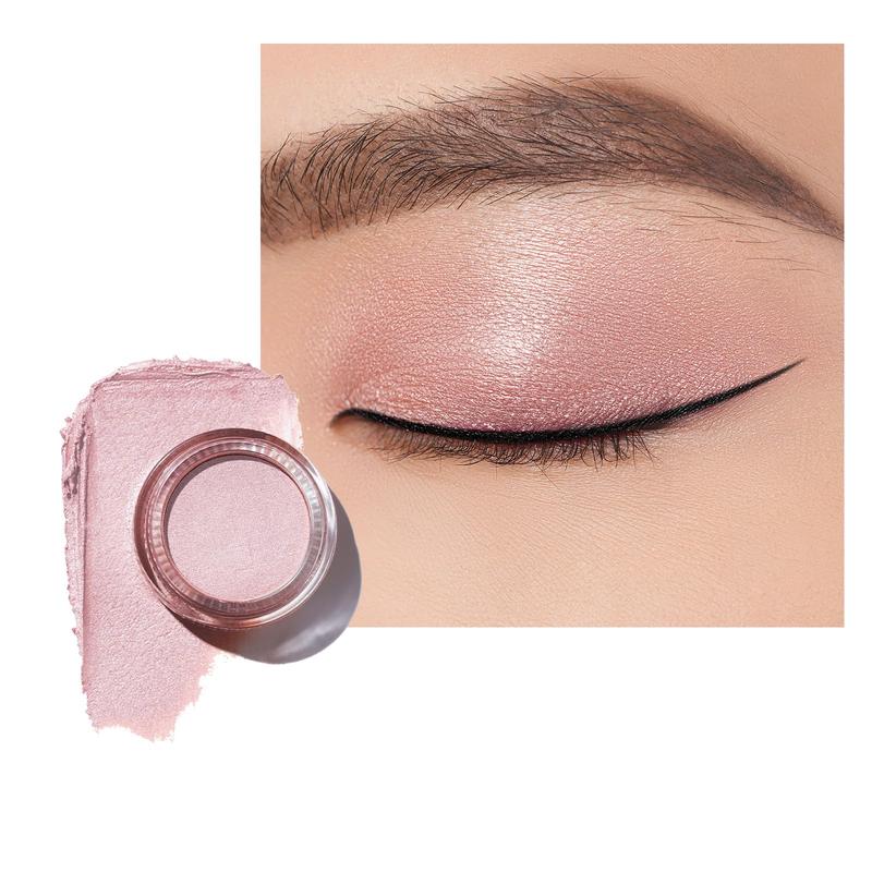 Nude Pearl Cream Eyeshadow also for Highlighter Shimmer Eye Shadow Waterproof&Long Lasting with Moisturizing Formula Blendable Shimmer Eye Make-up,Vegan & Cruelty-Free,6g, P03