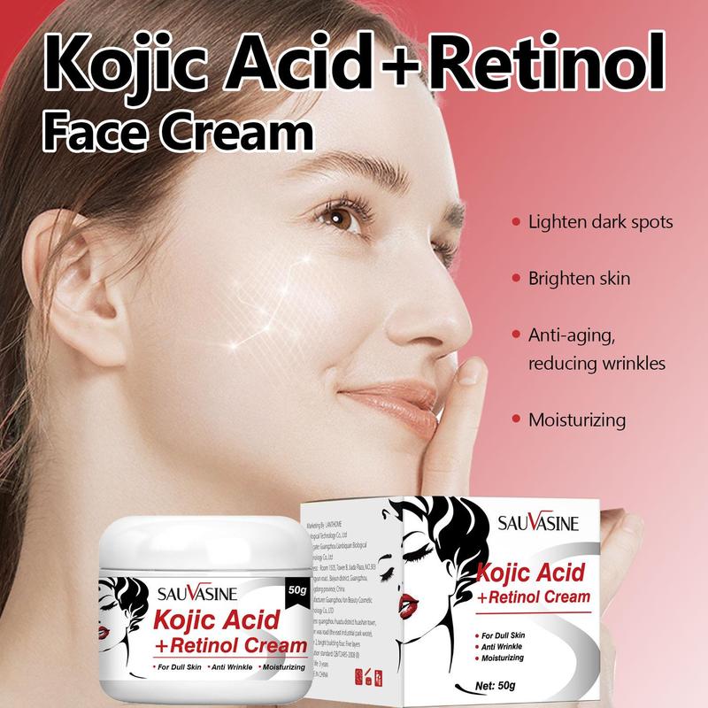 Kojic Acid Skin Care Kit, 3 Counts set Soap & Cream & Oil, Moisturizing Skin Care Kit, Deep Hydrating Skin Care Kit for Women & Men