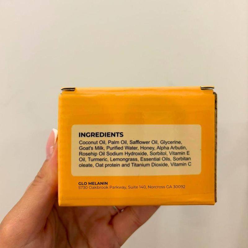 Turmeric Brightening Soap (with Vitamin C, Alpha Arbutin, Oat) soap