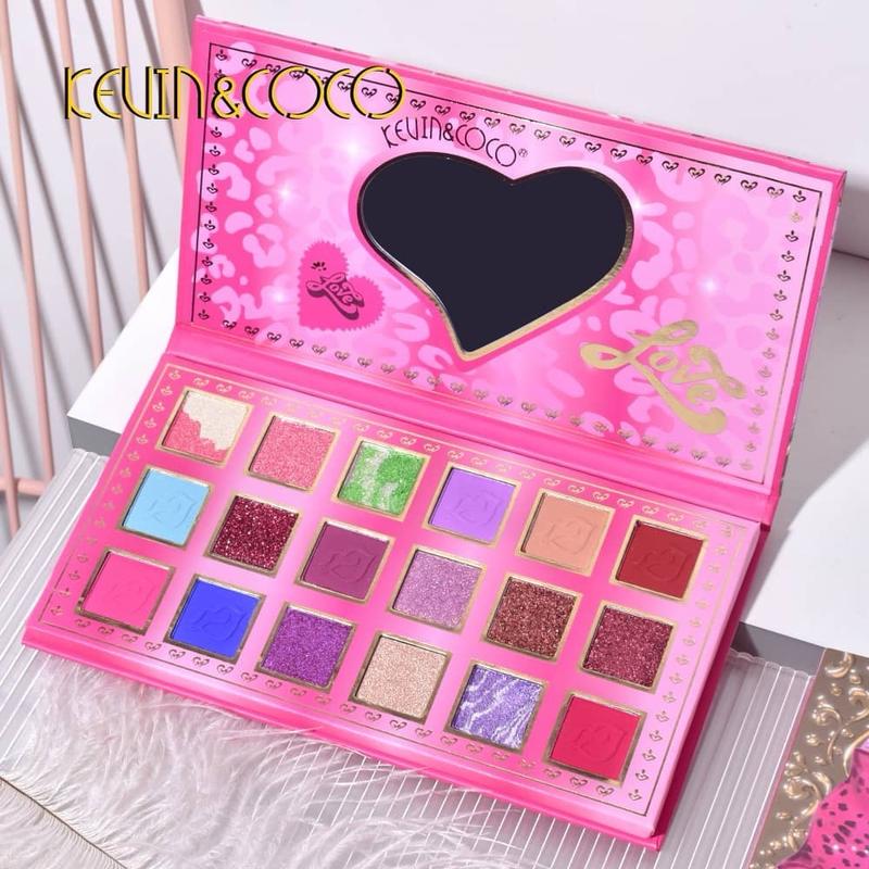 Kevin & Coco 4 Eyeshadow Palettes Collection - Makeup Cosmetic eyeshadow makeup