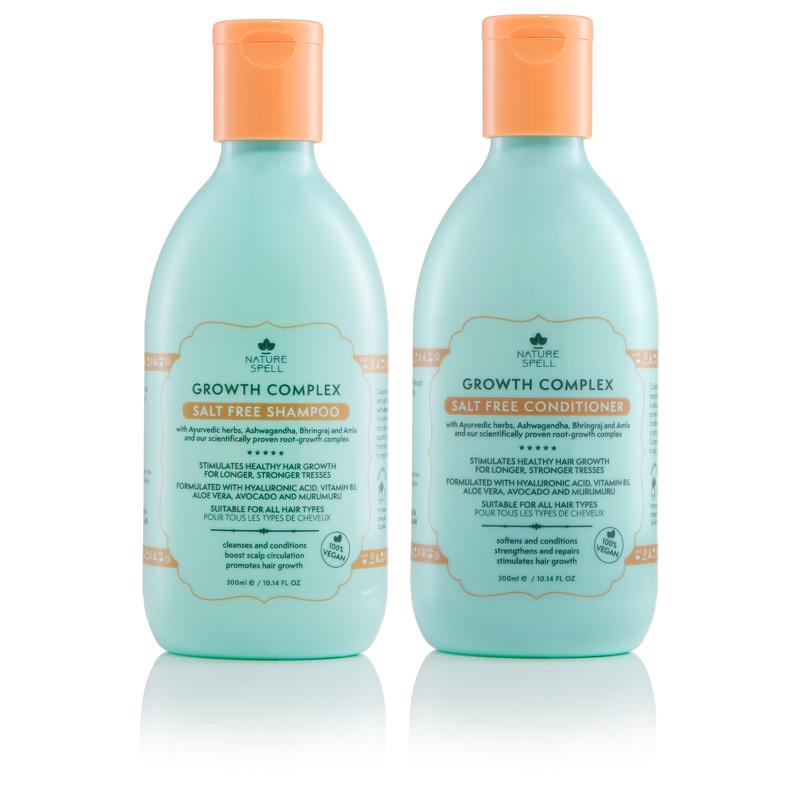 Nature Spell Growth Complex Duo - Hair Growth Shampoo & Conditioner 300ml x 2