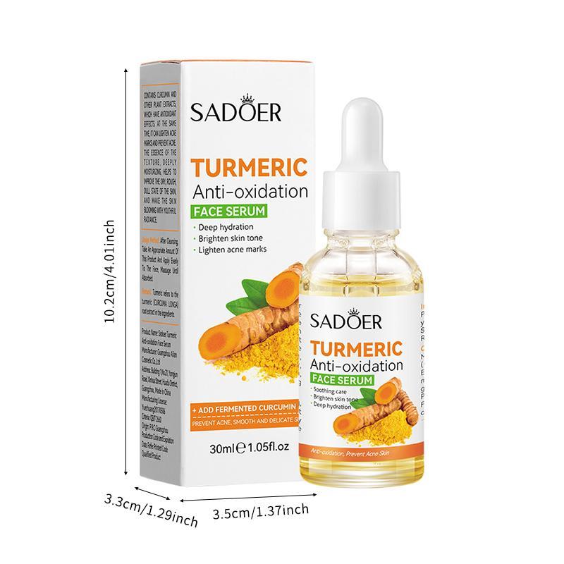 Turmeric Essential Oil, 30ml Turmeric Serum, Moisturize & Hydrate Skin Care Product for Women & Men