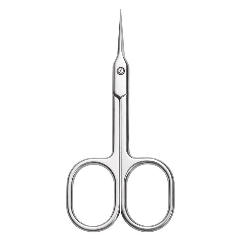 Stainless Steel Nail Clipper, 1 Count Durable Nail Scissors, Exfoliating Scissors, Dead Skin Remover, Manicure Tool for Home & Salon Use