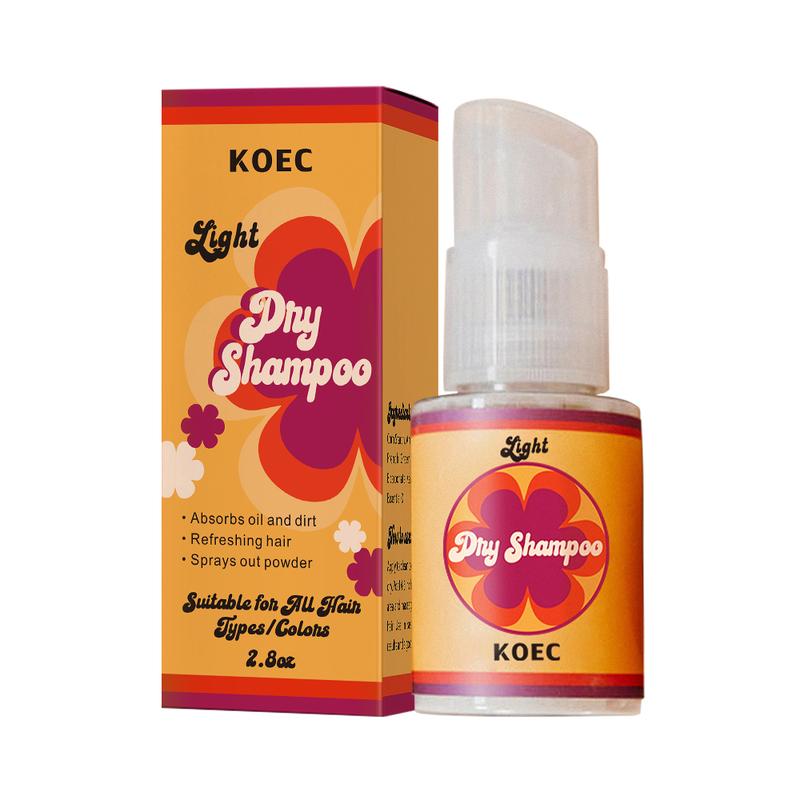 KOEC Dry Shampoo - For Quick and Easy Hair Cleaning - Free for All Hair Types