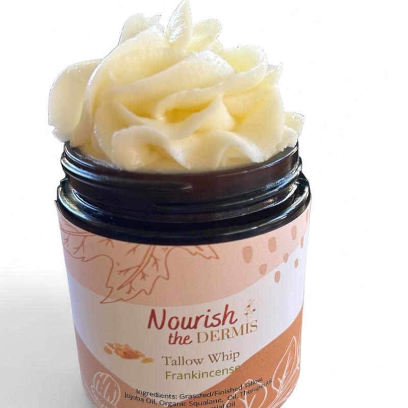 Frankincense Tallow Whip for Skincare 4 oz