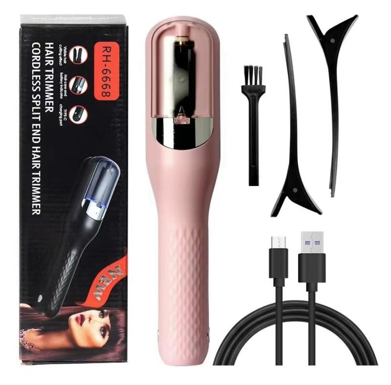 Split End Hair Trimmer Hair Split End Trimmer Remover Damaged Hair Repair Hair Care Treatment Rechargeable Cordless Hair Cutting, Best Gift for Mother's Day Comfort