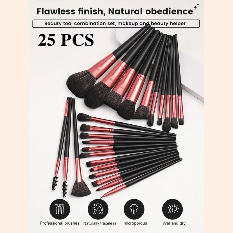 Makeup Tool Set, 45pcs set Makeup Brushes & Headband & Wrist Strap & Makeup Sponge & Powder Puff & Cleaning Bowl, Professional Makeup Tools for Women