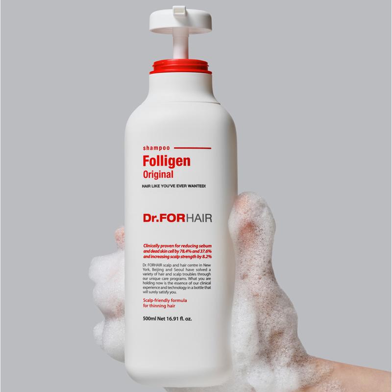 Dr.FORHAIR Set of (2) Folligen Original Shampoo 500ml Conditioner Haircare Cleansing Cleanser