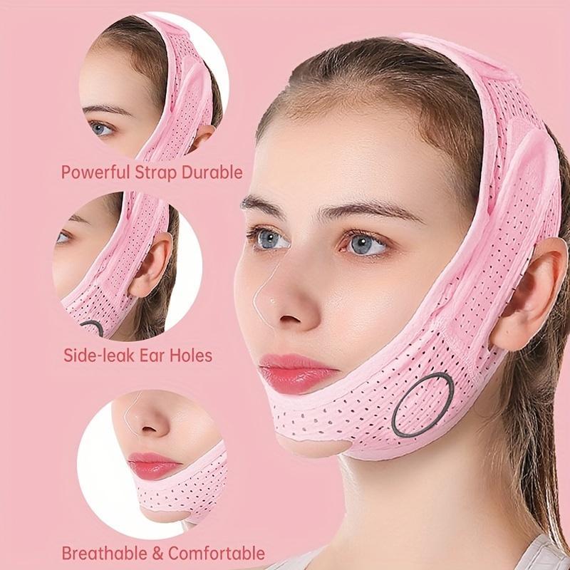 Reusable V Line Mask for Double Chin Slimming, Daily Facial Strap, V-shaped Lifting Face Mask for Women and Men, V Shape Facial Firming Belt