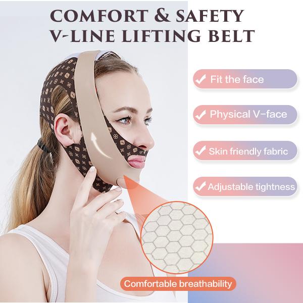 V Line Face Mask Shaping Lifting Belt Double Chin Reduction Jawline Contour Enhancer Face Slimming Firming Tightening Mask Skincare Comfort