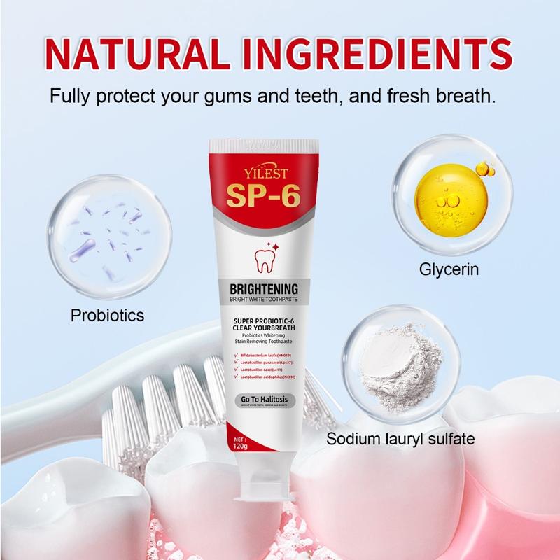 MSDRWIKEY SP-6 Toothpaste Oral Health Management, Fresh Breath