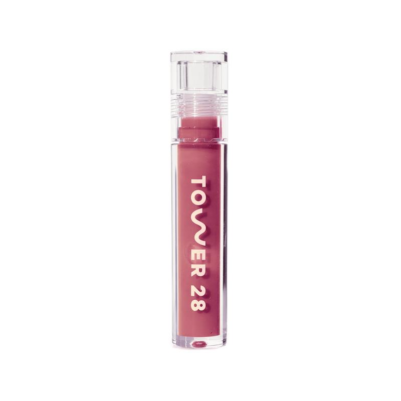 Tower 28 ShineOn Jelly Non-Sticky Lip Gloss - Lip Gloss with Moisturizing Apricot and Raspberry Seed Oil - Vegan, Clean, Cruelty-Free Hydrating