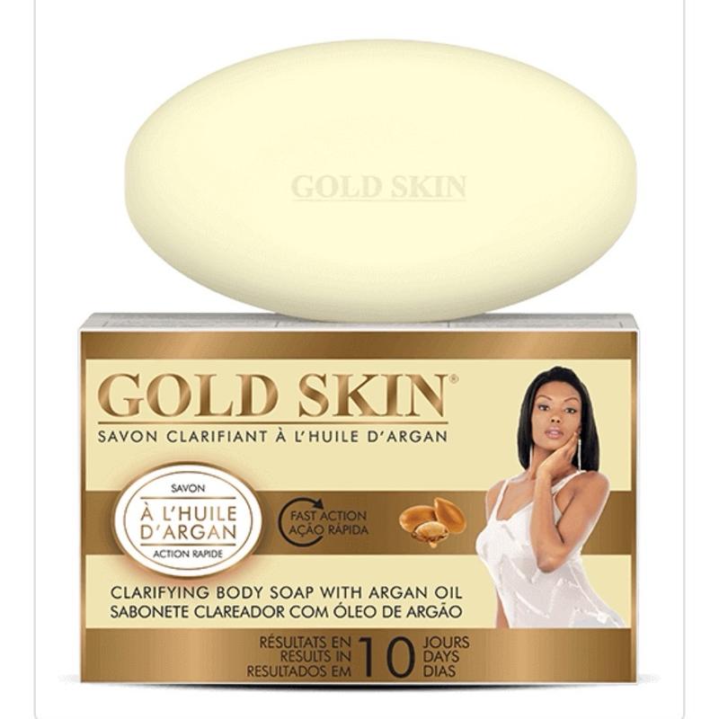 Gold Skin Clarifying Body Soap with Argan Oil for Moisturized and Improved Skin - Body Care, Comfort