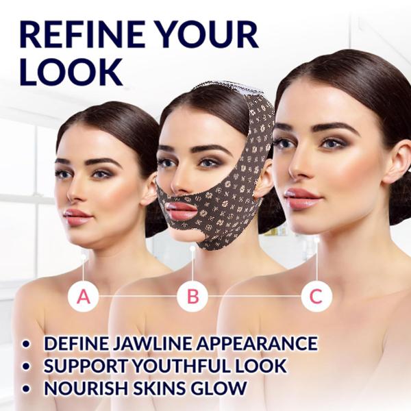 V Line Face Mask Shaping Lifting Belt Double Chin Reduction Jawline Contour Enhancer Face Slimming Firming Tightening Mask Skincare Comfort