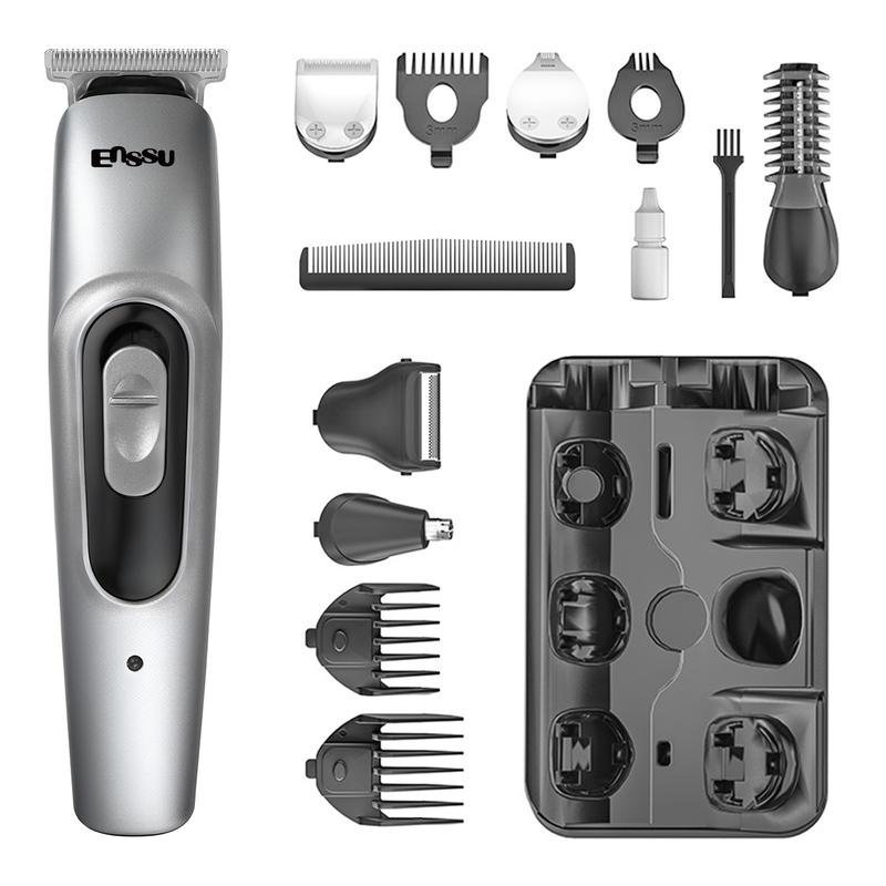 Cordless Beard Hair Trimmer for Men All-in-One Mens Grooming Kit with Trimmer for Beard, Nose,face, Cordless Hair Clippers Electric Razor, gift Comfort for men