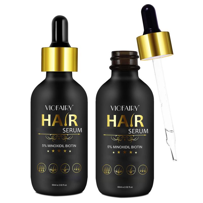 VIOFAIRY Hair Serum, with 5% MINOXIDIL For Men & Women Haircare (60 ml e 2.02 fl.oz)