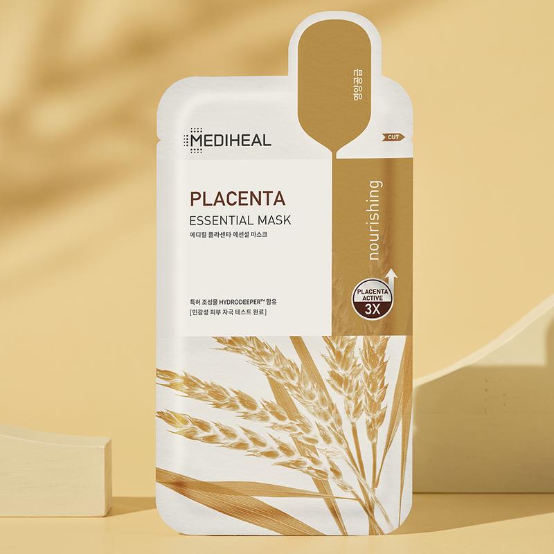 MEDIHEAL OFFICIAL Placenta Essential Mask - Moisturizing Sheet mask