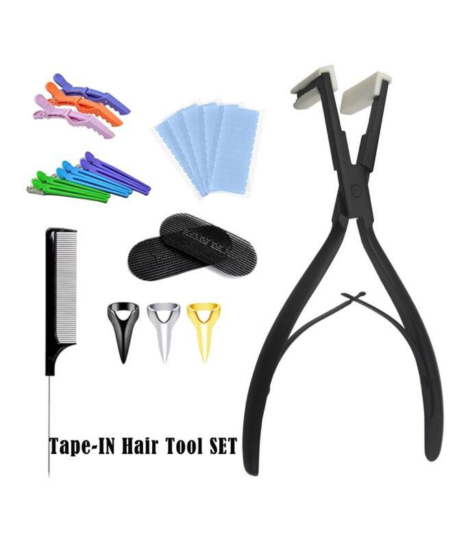 Tatihair Tape in Hair Extension Pliers Professional Flat Surface Sealing Tape In Plier Kits