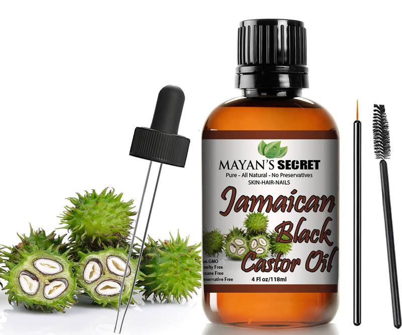 Mayan's Secret 100% Natural & Pure Jamaican Black Castor Seed Oil Serum