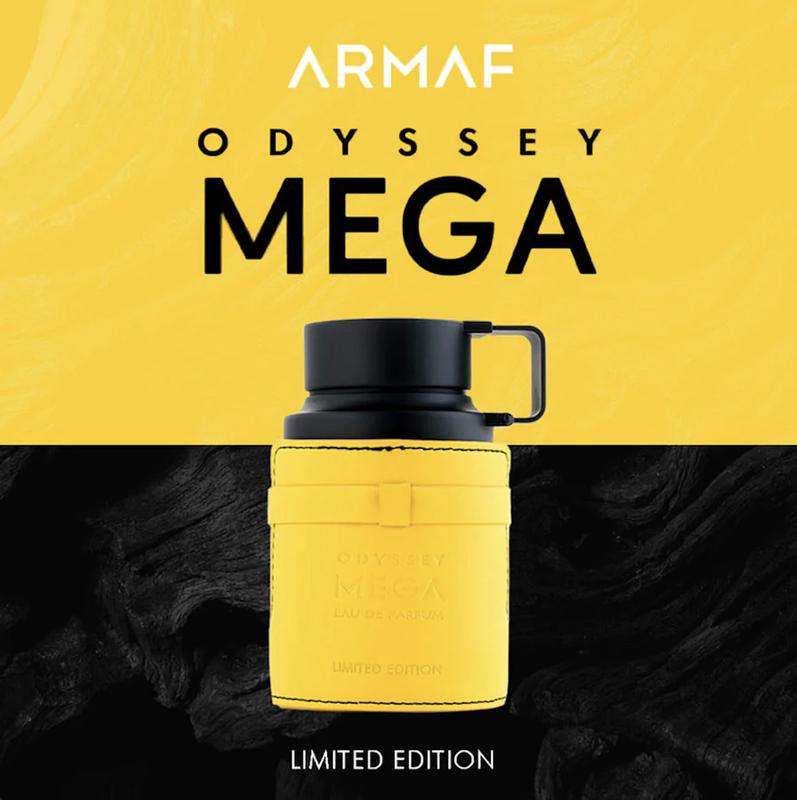 ARMAF Odyssey Mega Eau De Parfum Spray For Men Limited Edition 3.4 Oz   6.8 Oz