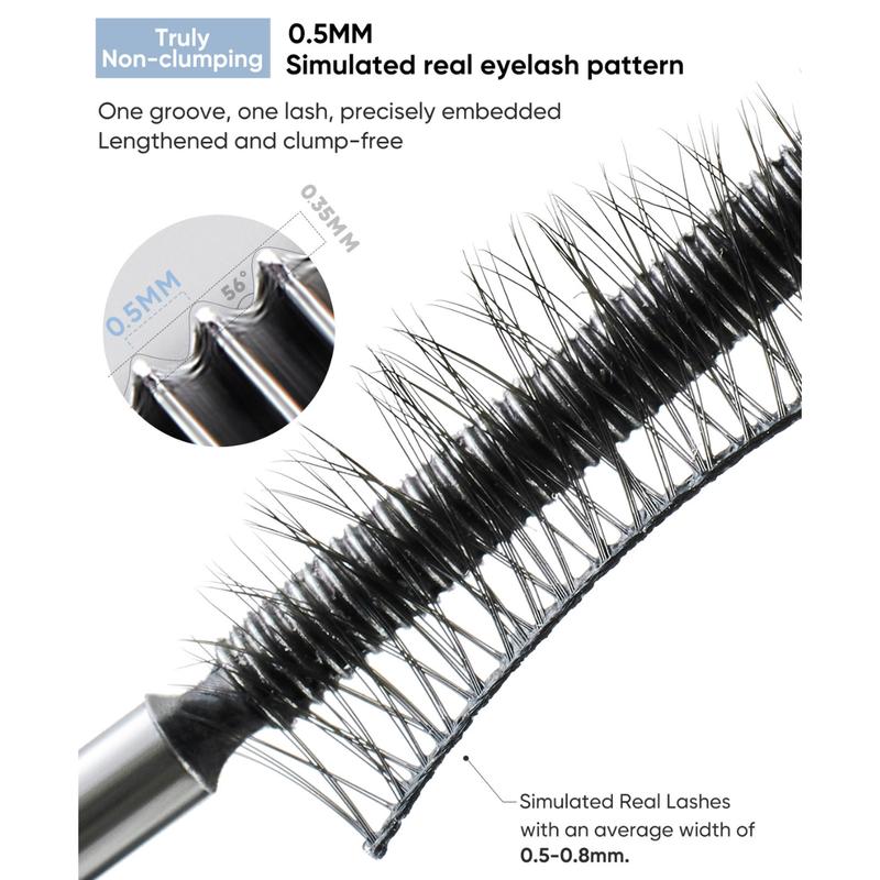 Judydoll 3D Curling Eyelash Iron Mascara 3g, Curling Effect, Long-Lasting Wear, Volumizing Formula, Easy Application, Smudge-Proof, Water-Resistant, Nourishing Ingredients, Suitable For All Eye Types, Convenient To Carry-The Perfect Christmas Gift