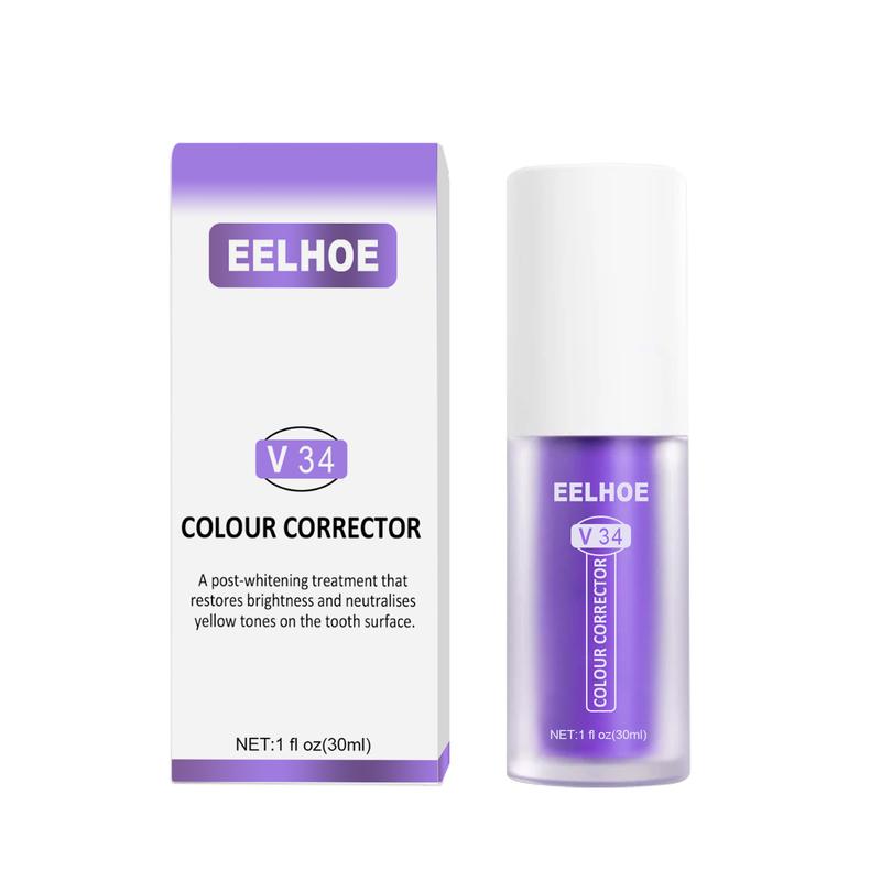 EELHOE V34 Purple Toothpaste , Whitening Tooth Toothpaste, Deep Cleaning Tooth Care ,Remove Tooth Stains ,Brightening Tooth Toothpaste,Gifts for man and woman