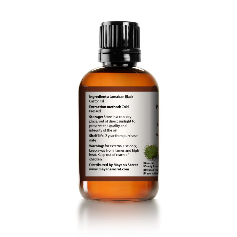 Mayan's Secret 100% Natural & Pure Jamaican Black Castor Seed Oil Serum