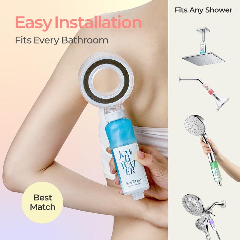 All Scents Combo, Ultimate Scent & Skincare Experience, Use for more than 1 year, Vitamin C Shower Filter for Hard Water, Aroma therapy Softener Purifier, Softer Skin and Hair Enhancement, Bathroom Accessories Body Care Body Wash