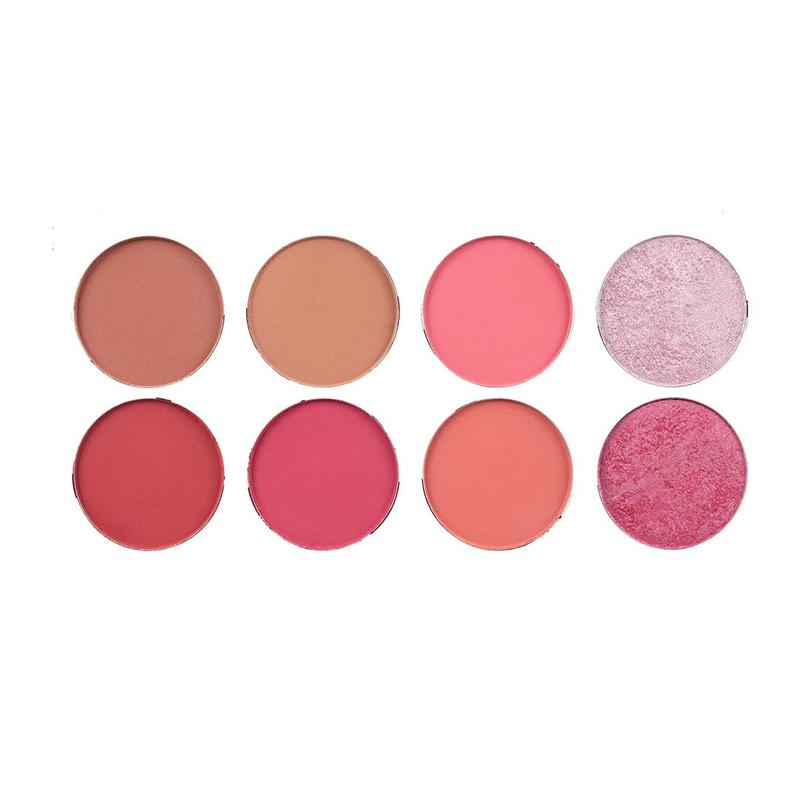 Makeup Revolution Ultra Blush Palette - Sugar & Spice, 8 Shades, Gluten Free, Vegan & Cruelty Free, 13g