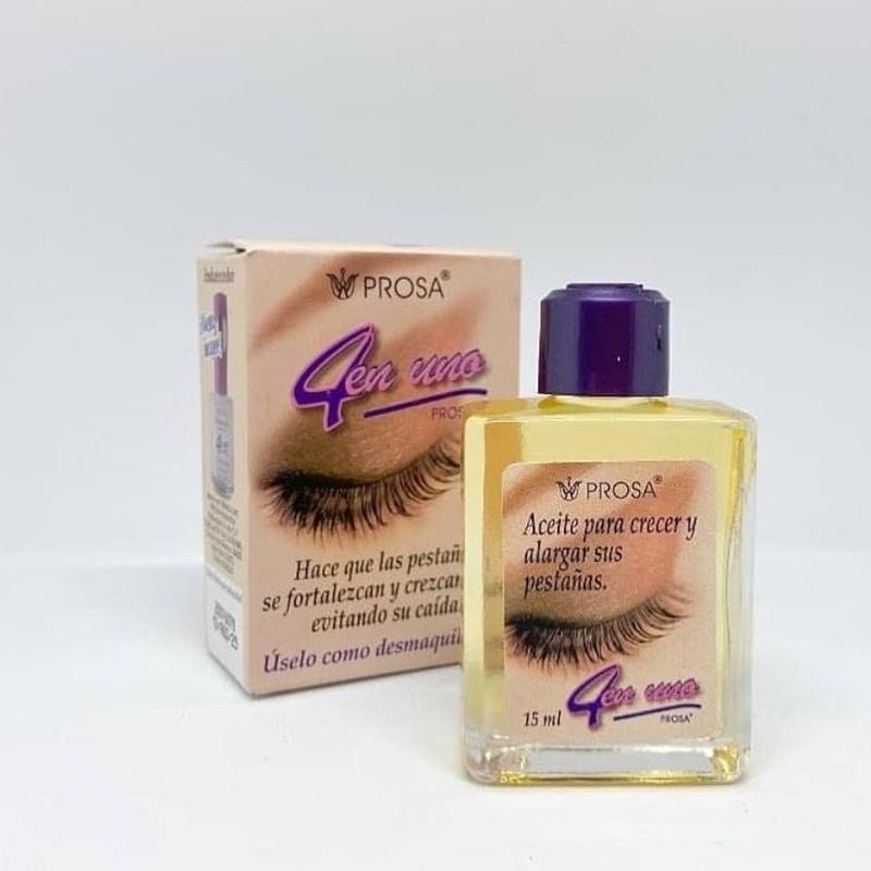 Prosa Mexican Brand - Grow Oil for lashes & Makeup- Remover Makeup Remover Cosmetic